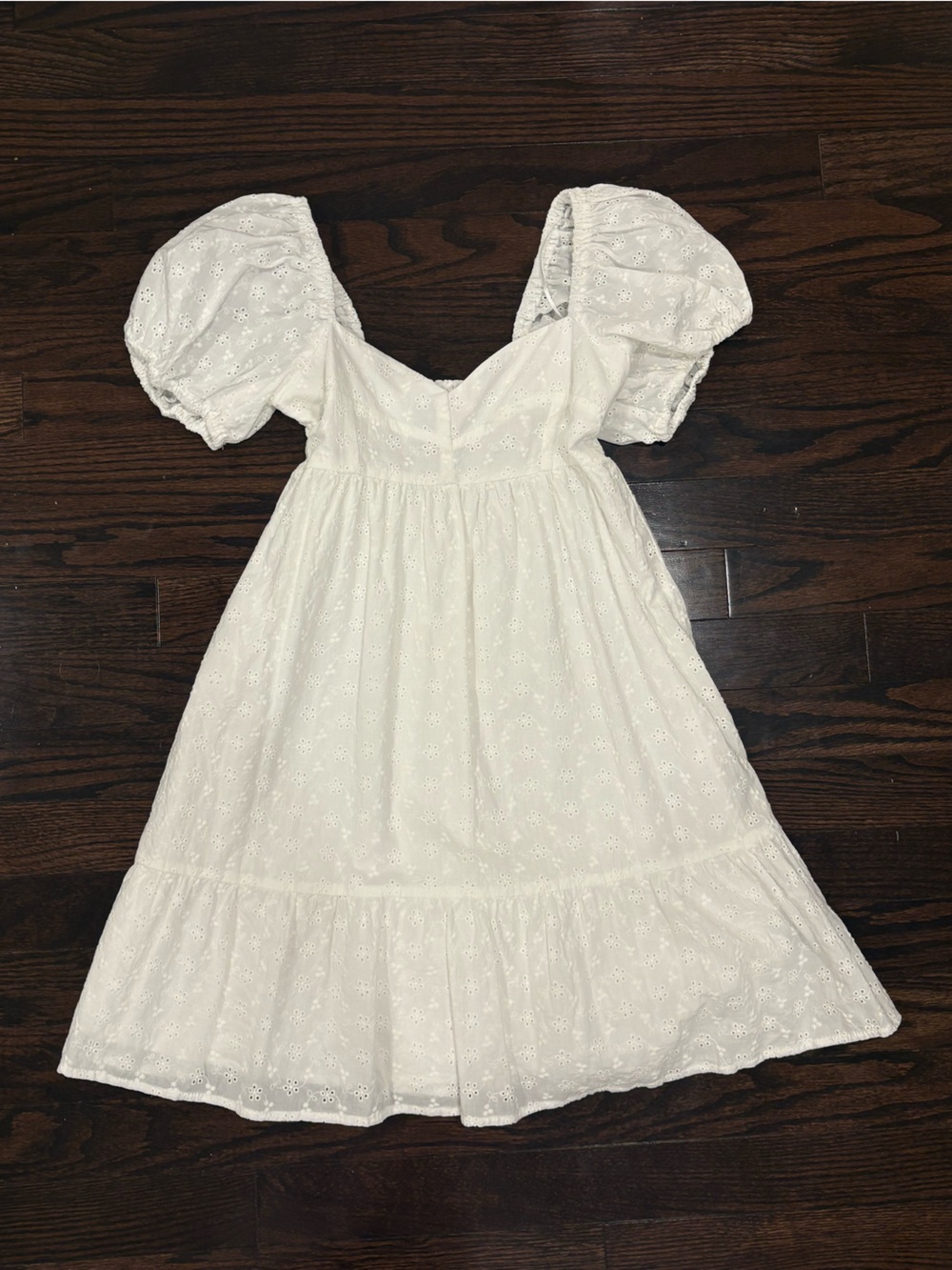 H&M Divided White Babydoll Dress
